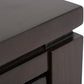 Cosmopolitan 42 Inch Wide Solid Wood Coffee Table in Mahogany