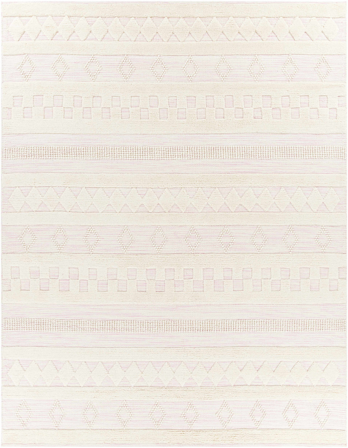 Knapp Pink Wool Rug - Clearance