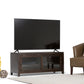 Cosmopolitan 48 Inch Wide Solid Wood TV Stand in Mahogany