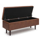 Shay 48 Inch Wide Mid-Century Rectangular Storage Ottoman
