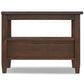 Warm Shaker Solid Wood 14 Inch Wide Transitional Narrow Side Table