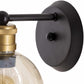 Leabrook Black Metal Wall Sconce