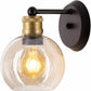 Leabrook Black Metal Wall Sconce
