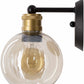 Leabrook Black Metal Wall Sconce