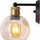 Leabrook Black Metal Wall Sconce