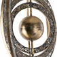 Linntown Antique Gold Circular Metal Sculpture - Clearance