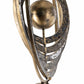 Linntown Antique Gold Circular Metal Sculpture - Clearance