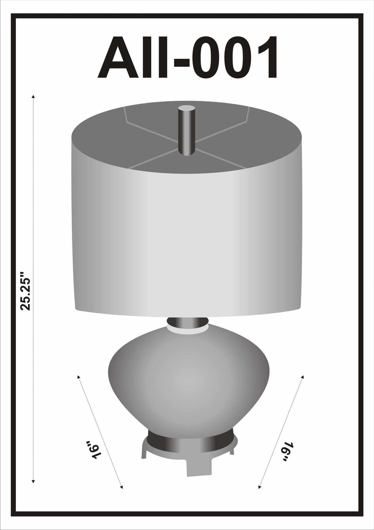 Lintangan Table Lamp - Clearance
