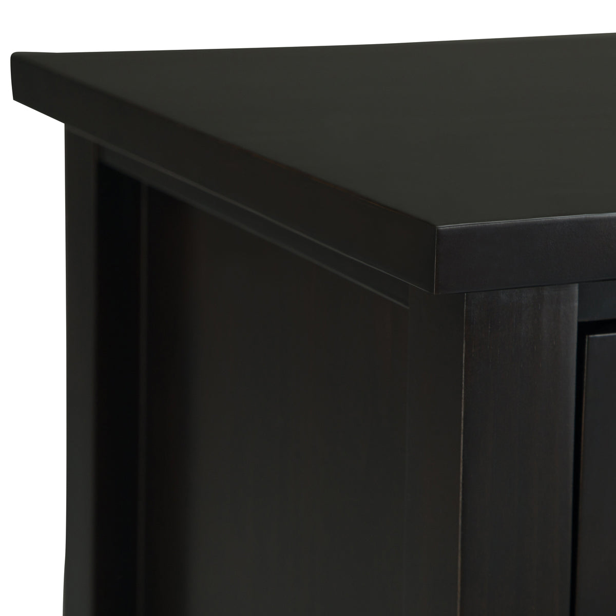 Warm Shaker Solid Wood 24 Inch Wide Transitional Nightstand in Hickory