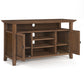 Amherst 54 Inch Wide Solid Wood TV Stand in Rustic