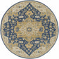 Broomfield 1145 Hand Tufted Blue Wool Rug