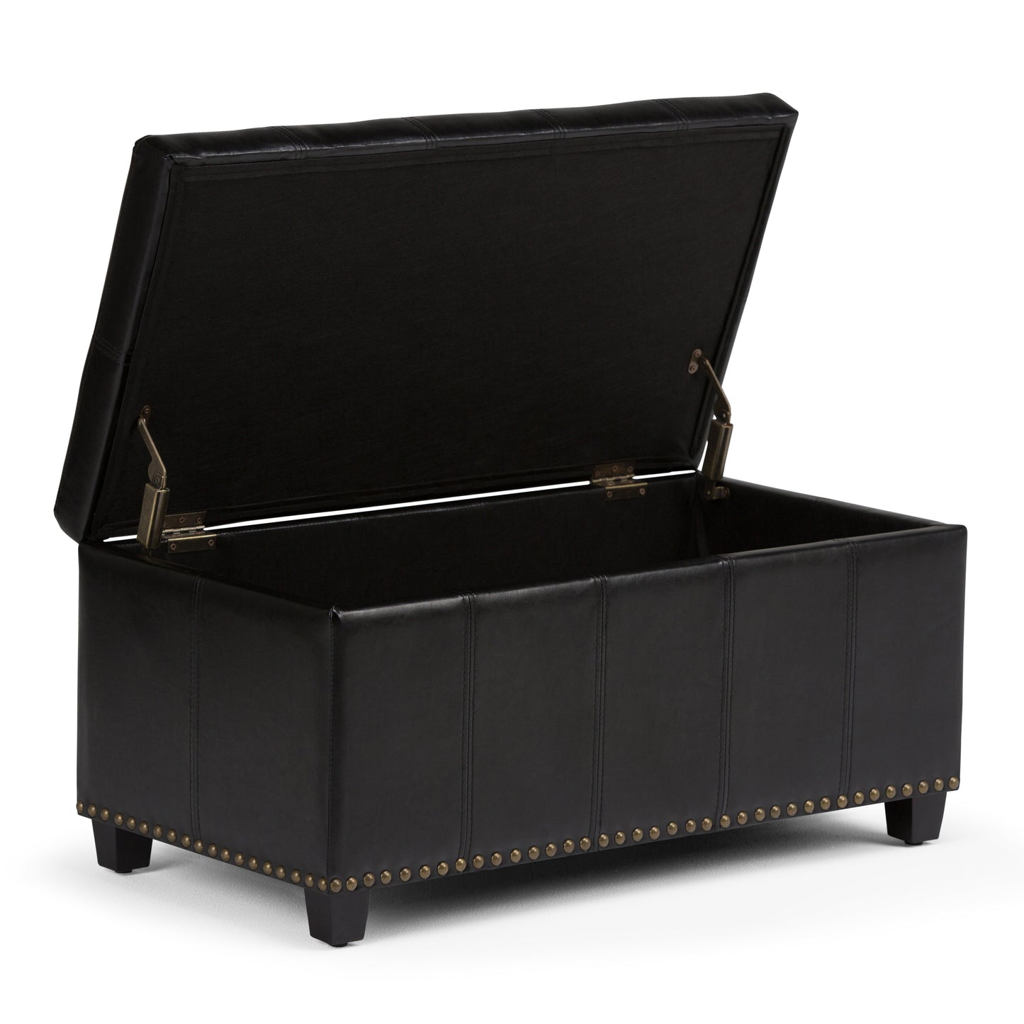Amelia 33 Inch Wide Storage Ottoman Bench