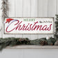 Vintage Merry Christmas Sign IV