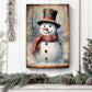 Vintage Snowman Christmas Wall Art - view 2