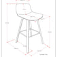 Randolph 28-Inch Seat Height Bentwood Counter/Bar Height Stool