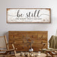 Psalm 46:10 Be Still And Know That I Am God Faith Sign