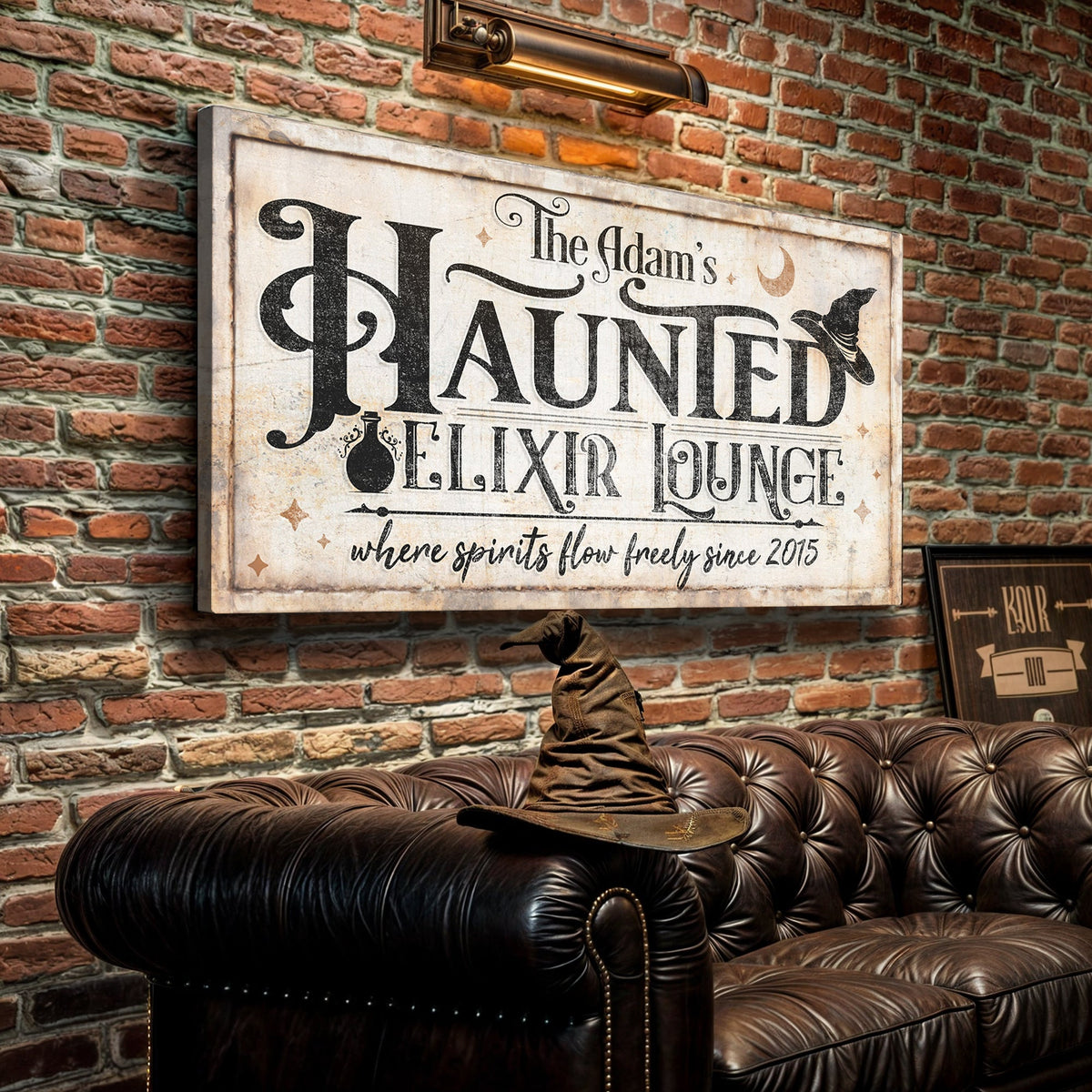 The Haunted Elixir Lounge Halloween Sign II - view 2