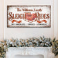 Sleigh Rides Christmas Sign V