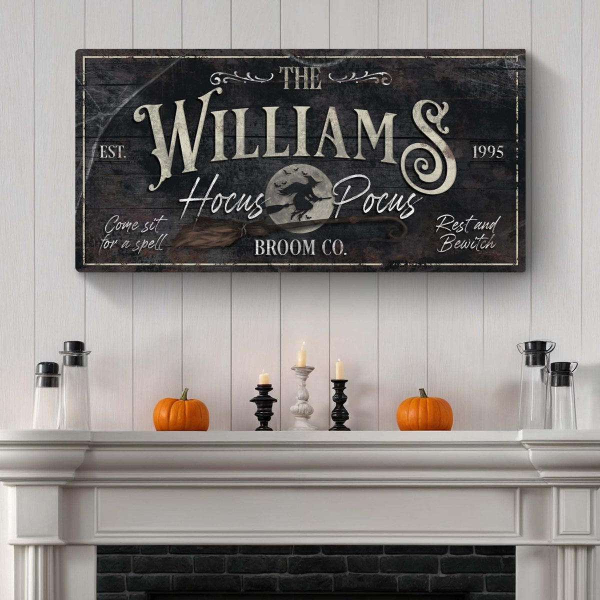Personalized Hocus Pocus Halloween Sign II - view 3