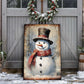 Vintage Snowman Christmas Wall Art - view 3