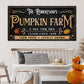 Personalized Pumpkin Farm Halloween Sign - view 3