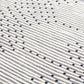 Mansura Gray and White Patterned Wall Hanging