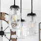 Mason Jar CHANDELIER Pendant Light Trio