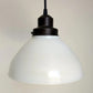 Authentic Antique Milk Glass Pendant Light | 6", 8" and 10"