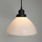Authentic Antique Milk Glass Pendant Light | 6", 8" and 10"