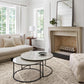 Belleview Silver Gray Iron Mirror