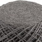 Moapa Charcoal Wool Pouf