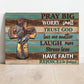Pray Big Worry Small Sign