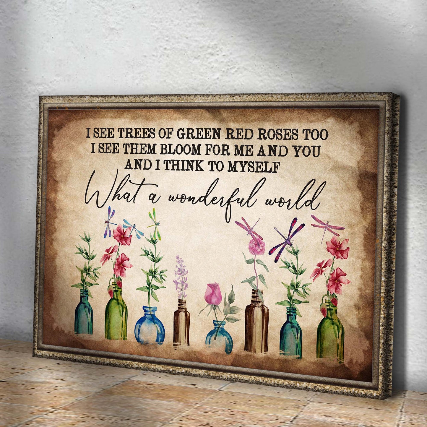 What A Wonderful World Sign X