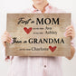 Mother's Day Sign First A Mom