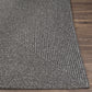 Black Braided Faux Jute Outdoor Rug