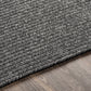 Black Braided Faux Jute Outdoor Rug