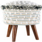 Matagami Beige Hand Woven Stool - Clearance
