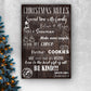 Christmas Rules Sign - view 2