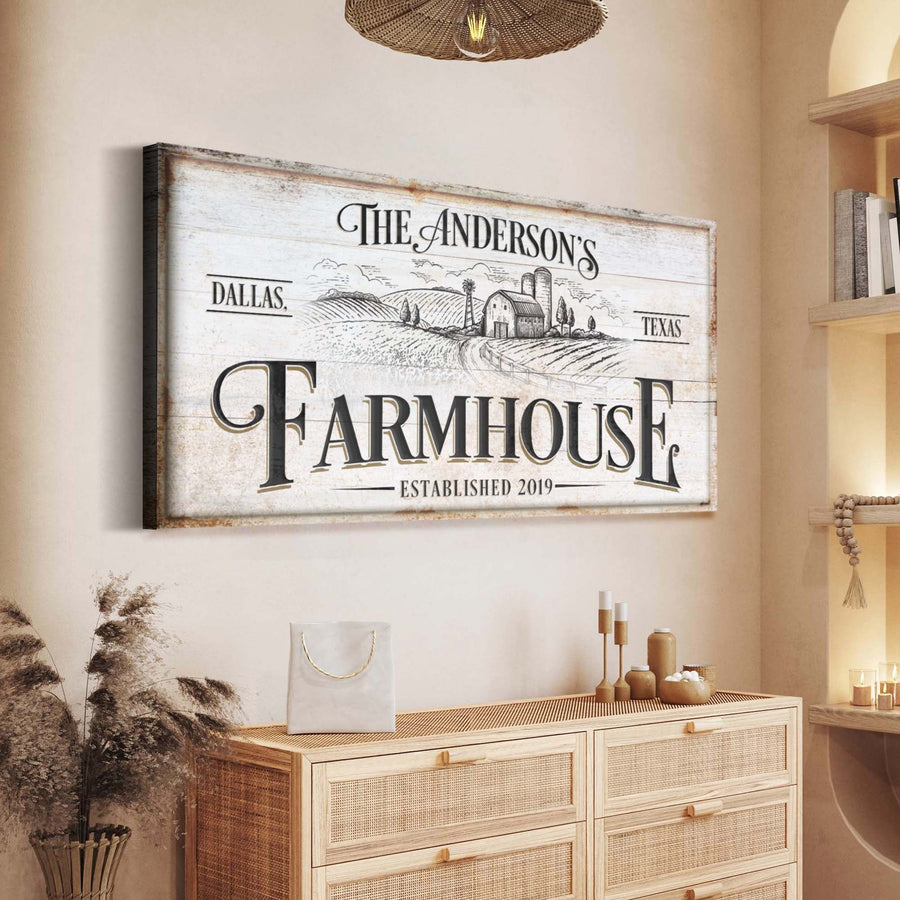 Personalized Farmhouse Sign