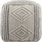 Murgon Cream W Wool Pouf