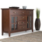Artisan Solid Wood Sideboard Buffet in Russet