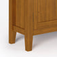 Redmond 32-Inch Wide Solid Wood Low Storage Cabinet in Light Golden