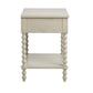 Nightstand With 1 Drawer And Turned Legs