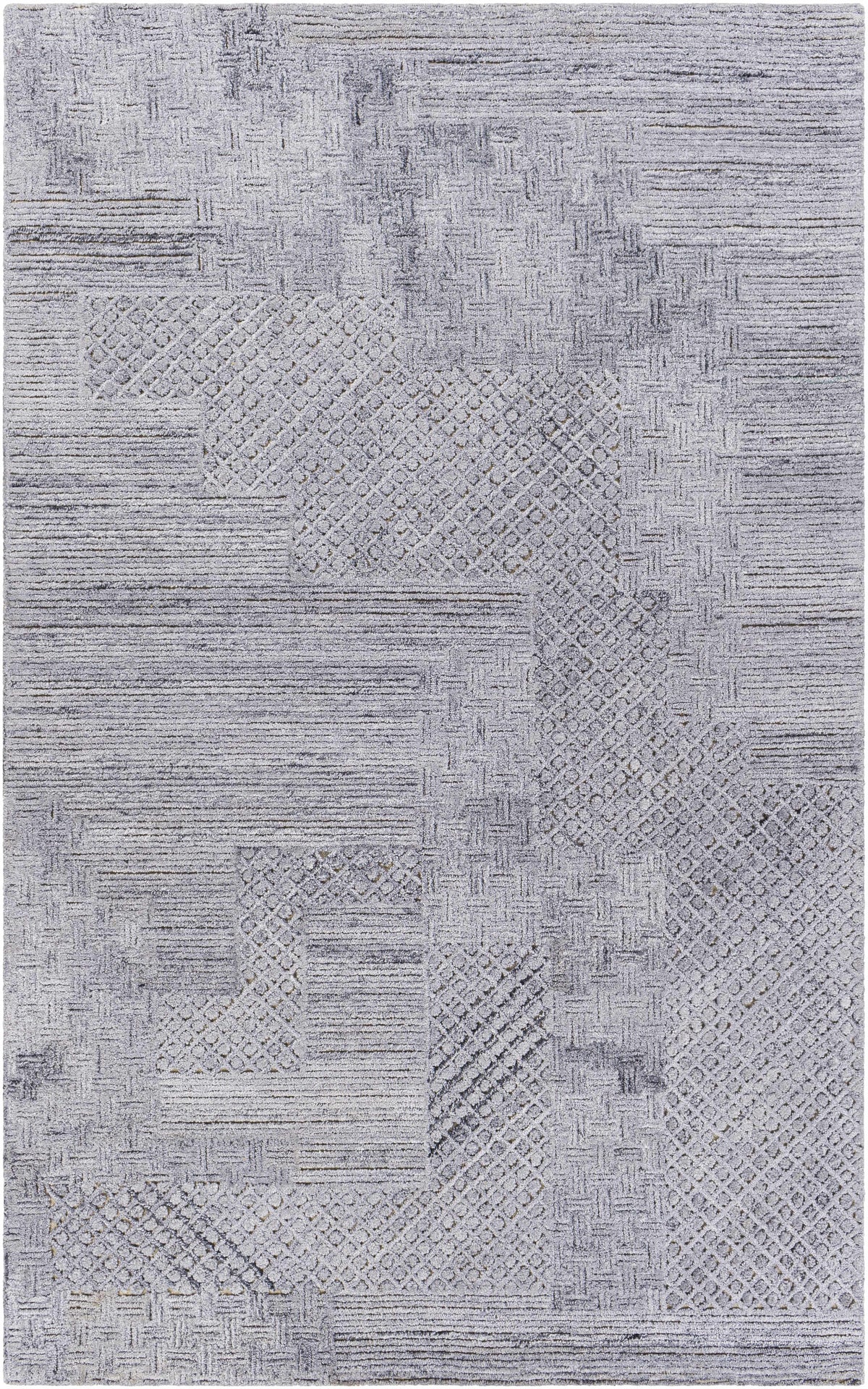 Boxholm Gray Hand Tufted Wool-Blend Rug - Clearance