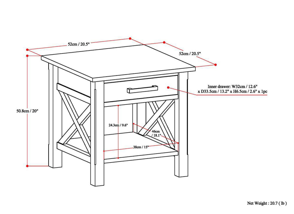 Kitchener End Table