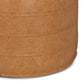 Brody 20 Inch Wide Round Pouf in Distressed