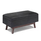 Owen 36 Inch Wide Small Rectangular Storage Ottoman