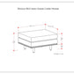 Morrison Ottoman in Sienna Genuine Leather