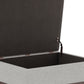 Owen 34 Inch Wide Coffee Table Storage Ottoman in Cloud