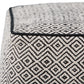 Brynn 18 Inch Wide Square Pouf in Patterned